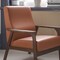 Flash Furniture Cognac LeatherSoft Arm Chair with Wood Frame IS-IT673317-BR-GG - alternate 10